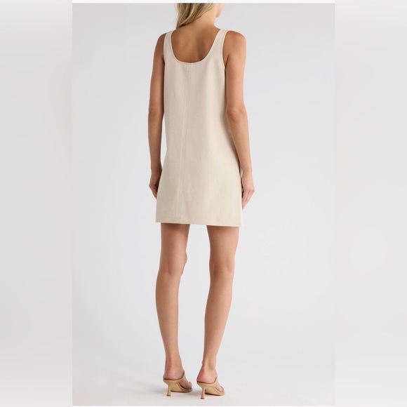 Rag & Bone Kim Cotton Cream Mini Dress - Picture 3 of 9